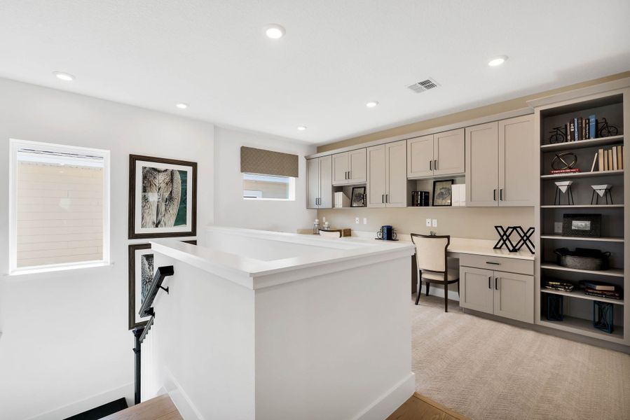 Representative furnished interior of a home built from the Eliot by Rockwell Homes in Northlake at Ovation, Winter Garden (Image 42). Representative furnished interior of a home built from the Eliot by Rockwell Homes in Northlake at Ovation, Winter Garden (Image 42).