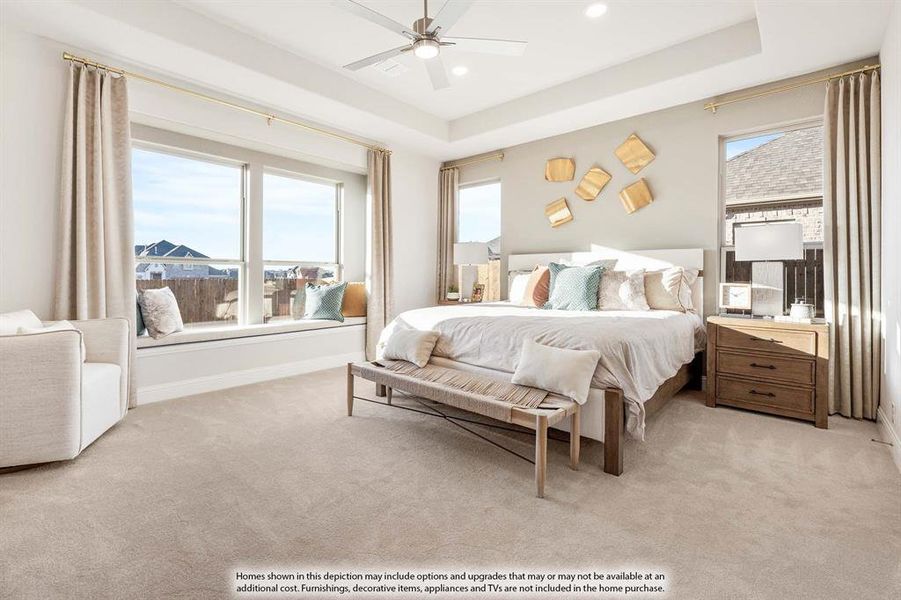 Furnished interior view inside a new home in ArrowBrooke, Aubrey (Image 25).