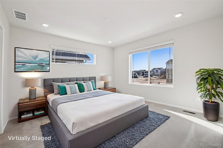 Furnished interior view inside a new home in The Villas Collection at Sterling Ranch, Littleton (Image 13).