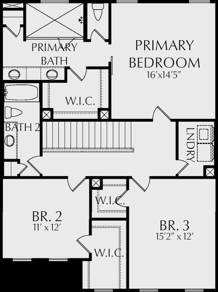 2D floor plan layout for the Hanson by KM Homes in Astoria, Locust Grove, GA (Image 4). 2D floor plan layout for the Hanson by KM Homes in Astoria, Locust Grove, GA (Image 4).