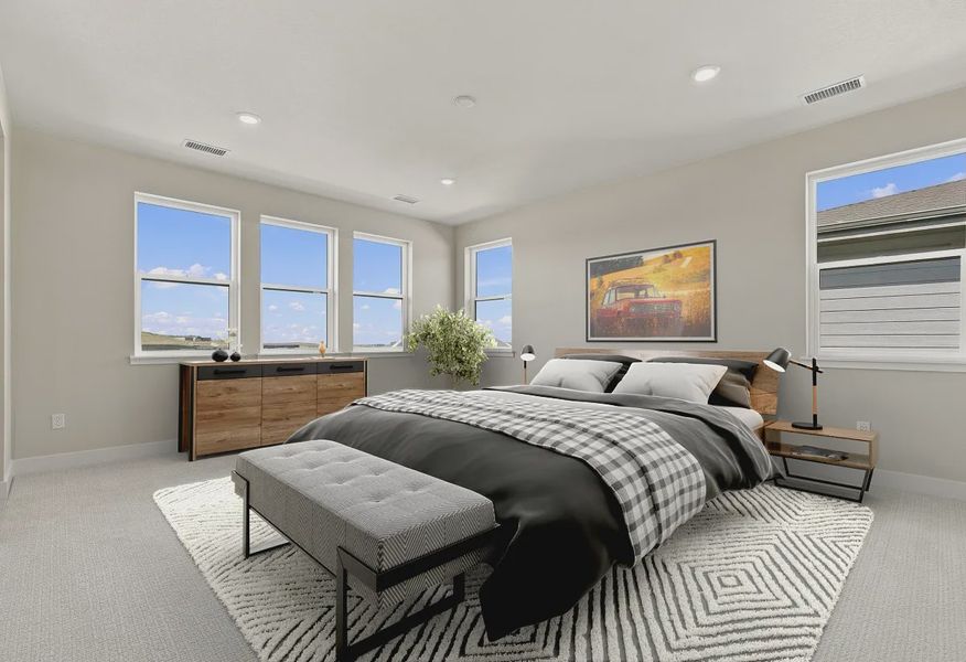 Homesite 247 Primary Bedroom - Virtually Staged - 17 of 24