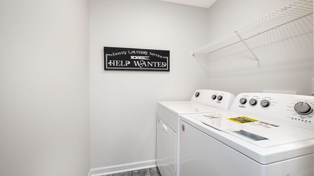 Representative furnished interior of a home built from the GALEN by D.R. Horton in Parkside at Carter Grove, Cartersville (Image 22).