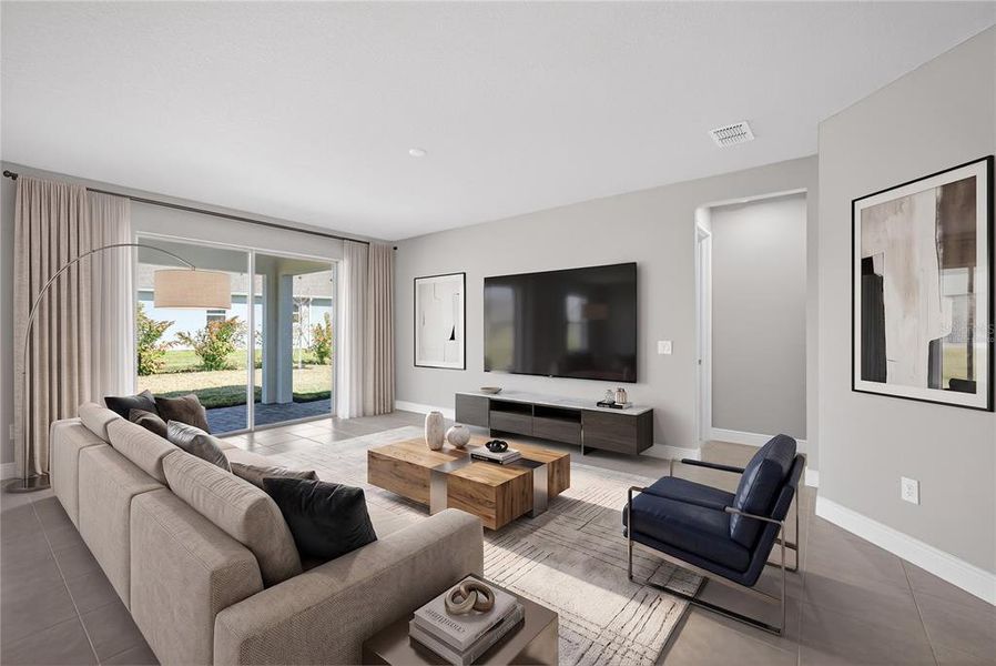 Furnished interior view inside a new home in Windwater, Parrish (Image 4).