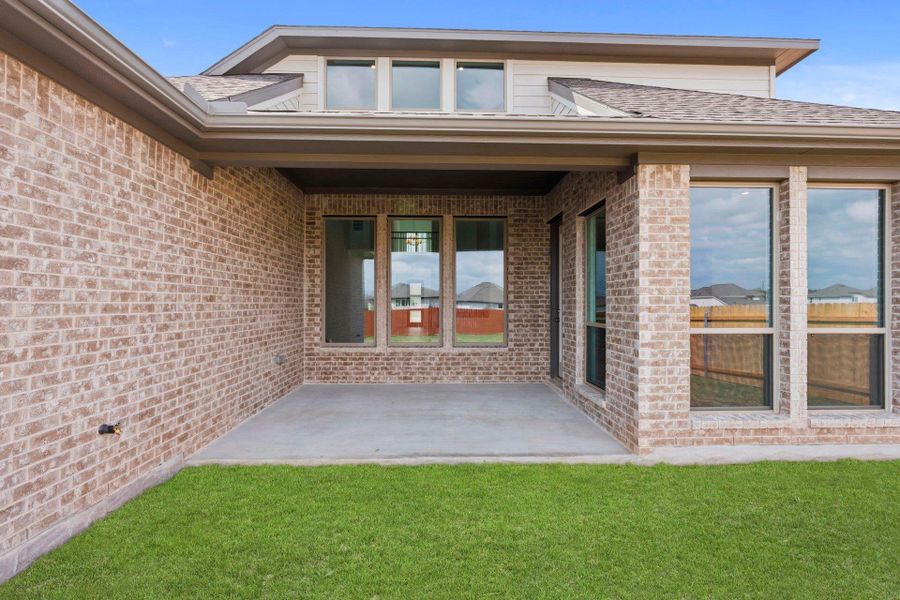 Rear Covered Patio