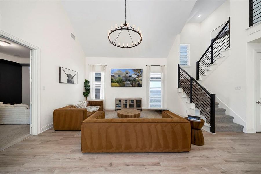 Furnished interior view inside a new home in , McKinney (Image 32). Furnished interior view inside a new home in , McKinney (Image 32).