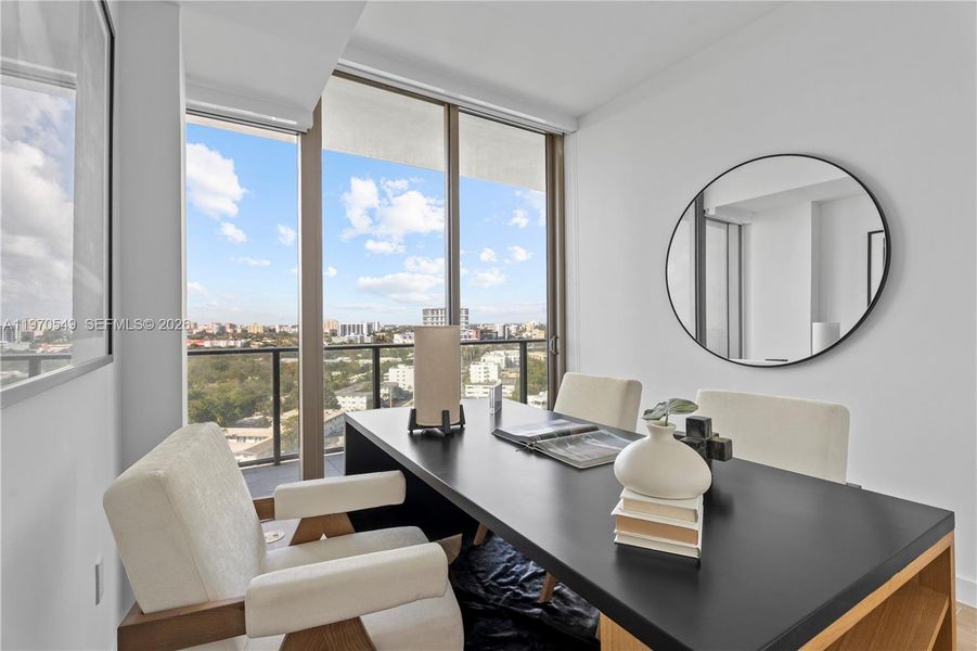 Furnished interior view inside a new home in , Miami (Image 5).