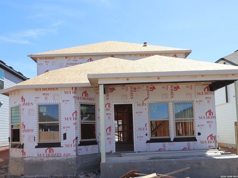 In-progress construction of a new home in Meadows at Clear Springs, New Braunfels, TX (Image 23).