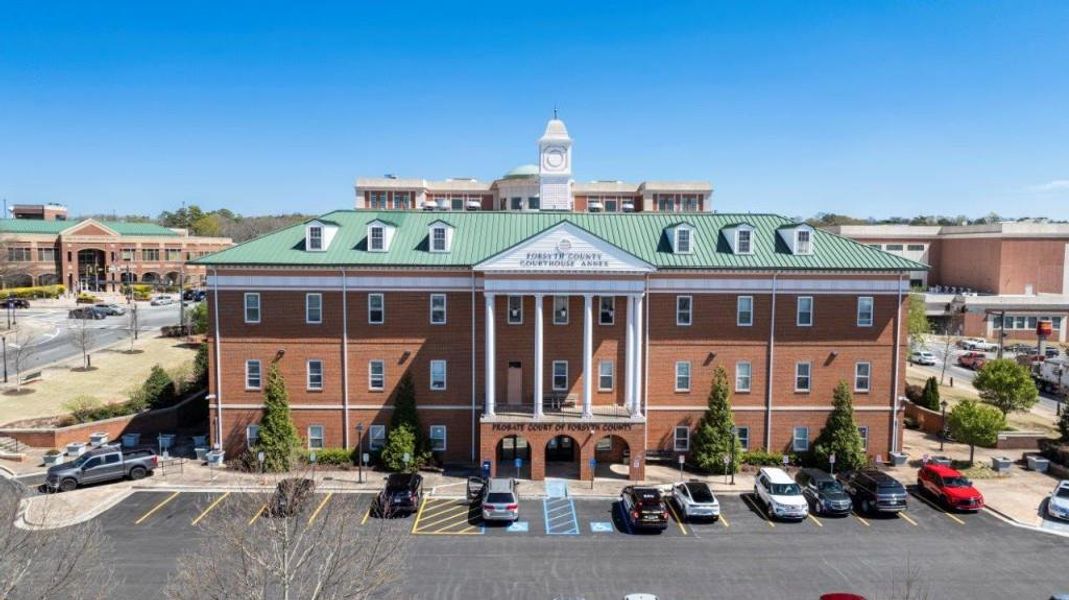 Front exterior of a new home in Haven Abbey, Cumming, GA, highlighting curb appeal (Image 37).
