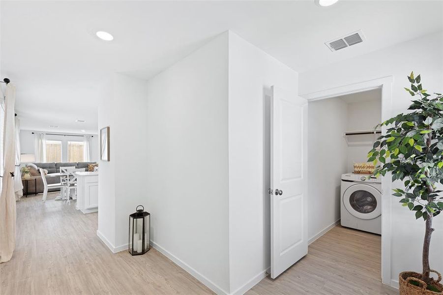 Furnished interior view inside a new home in Mobberly Farms, Pilot Point (Image 32).