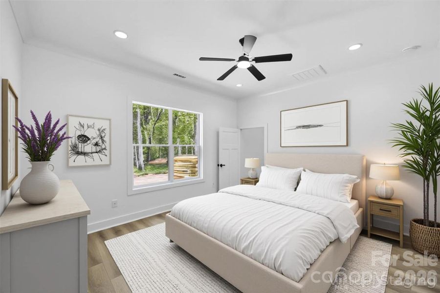 Furnished interior view inside a new home in , Landis (Image 7).