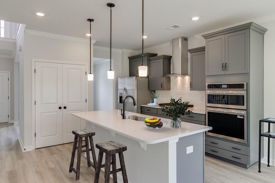 Representative furnished interior of a home built from the Nantahala II - Vanguard Collection by Mungo Homes in Scotts Hill Village, Wilmington (Image 3).