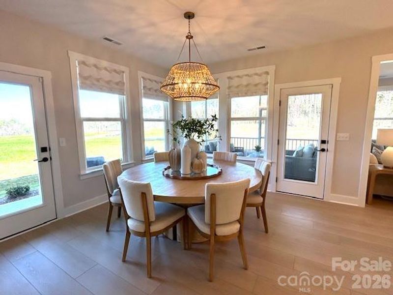 Breakfast Nook/Dining-REPRESENTATIVE of the layout Breakfast Nook/Dining-REPRESENTATIVE of the layout