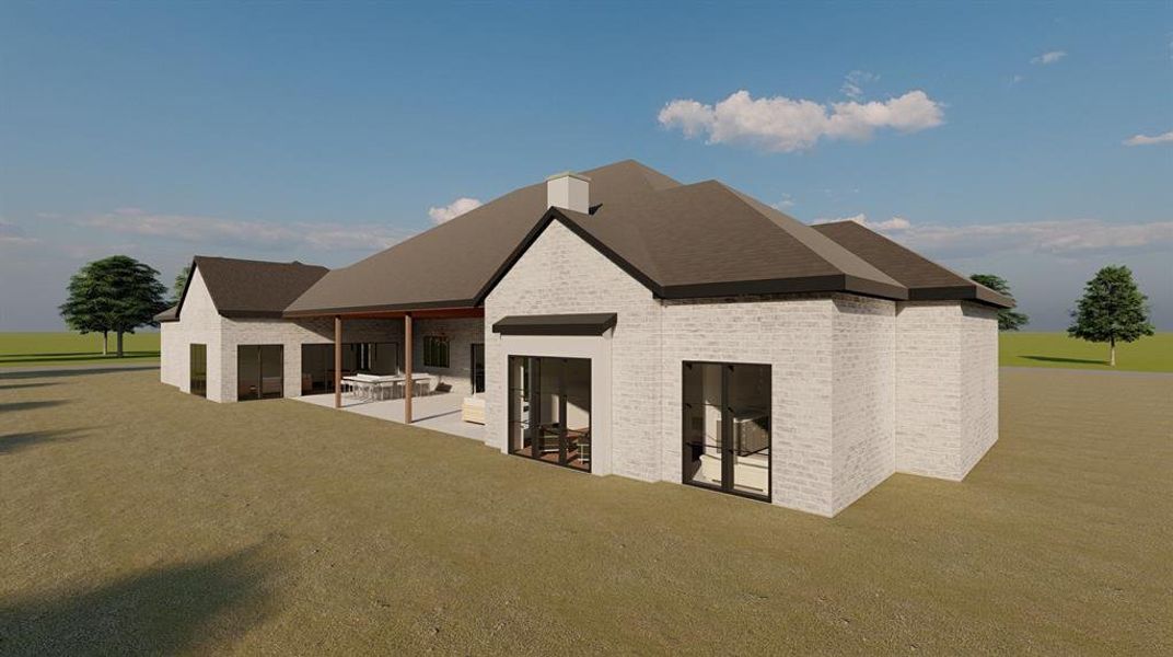 Exterior details and patio area of a home in , Parker (Image 4).