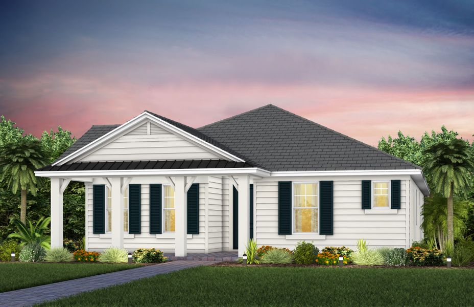 Elevation FH1 in Farmhouse Spare White Dark Knight Elevation FH1 in Farmhouse Spare White Dark Knight