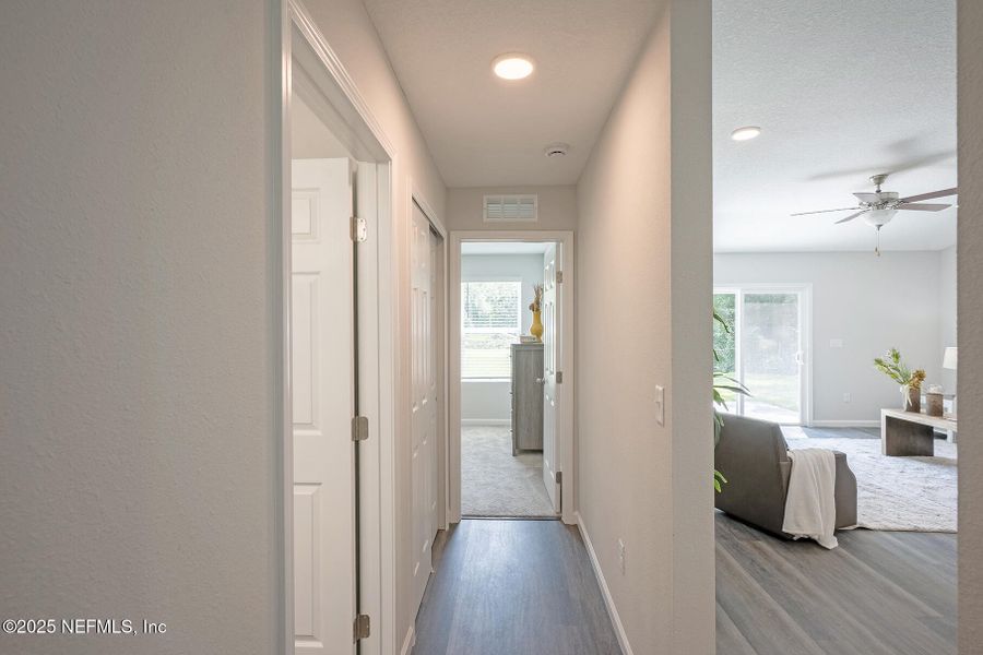 Furnished interior view inside a new home in , Jacksonville (Image 26).