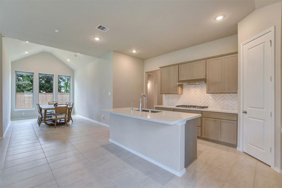 Furnished interior view inside a new home in The Highlands, Porter (Image 5).