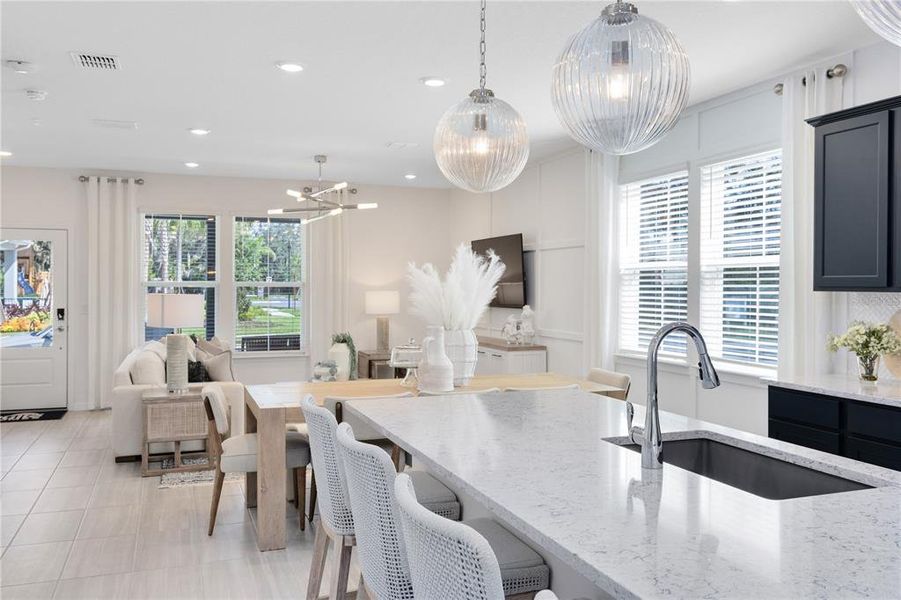 Furnished interior view inside a new home in The Cove at Nona Sound, Orlando (Image 14).