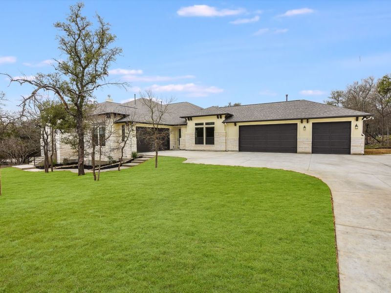 Representative exterior photo of a completed home built from the Avalon by Giddens Homes in Scofield Farms Estates, Georgetown, TX (Image 25).
