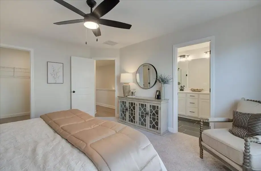 Furnished interior view inside a new home in East Park Village, Kennesaw (Image 18).