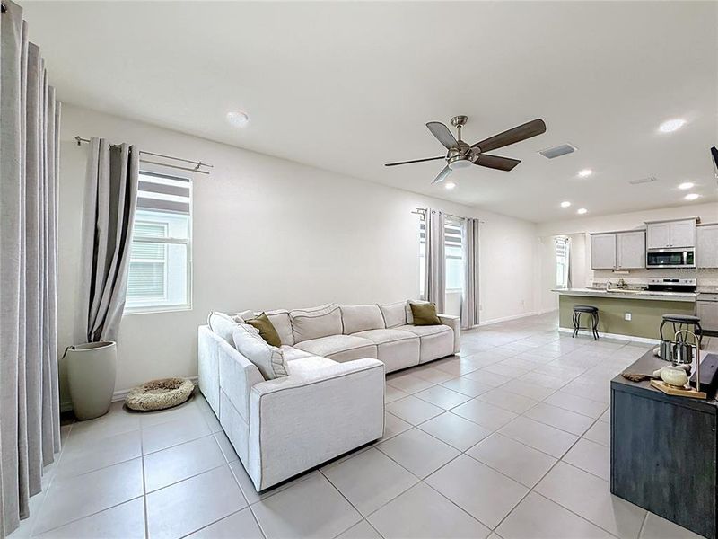 Furnished interior view inside a new home in Ocala Preserve, Ocala (Image 14). Furnished interior view inside a new home in Ocala Preserve, Ocala (Image 14).