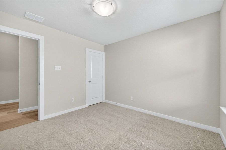 Representative unfurnished interior of a home built from the The Amherst by Lillian Custom Homes in Freeman Farm, Kaufman (Image 36). Representative unfurnished interior of a home built from the The Amherst by Lillian Custom Homes in Freeman Farm, Kaufman (Image 36).