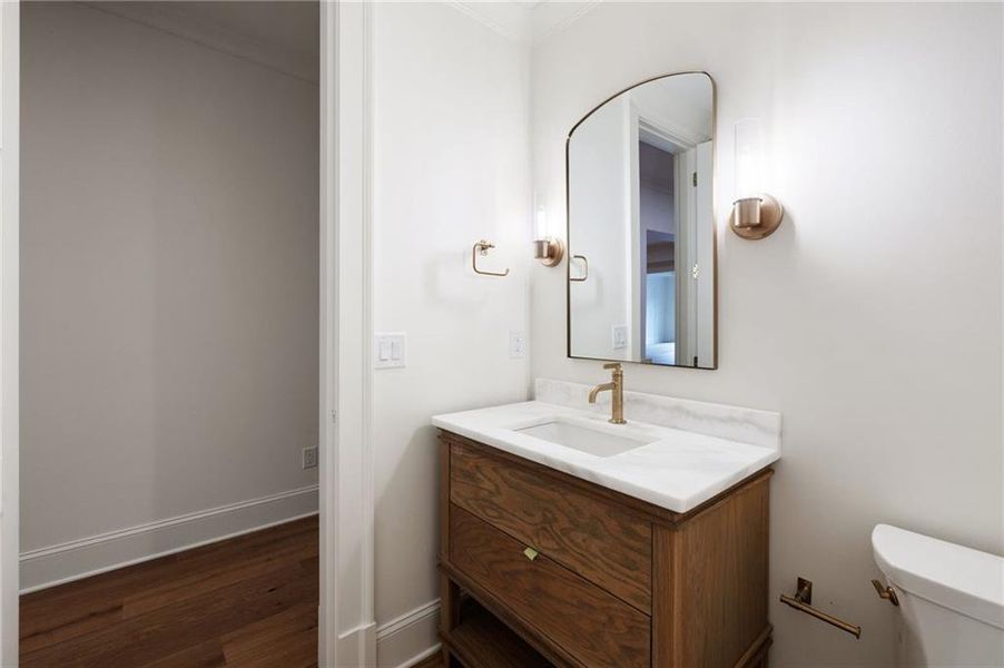 Furnished interior view inside a new home in , Atlanta (Image 11).
