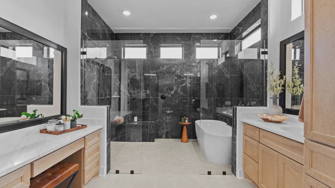 Representative furnished interior of a home built from the Savara by Chesmar Homes in Feathergrass, Florence (Image 19).