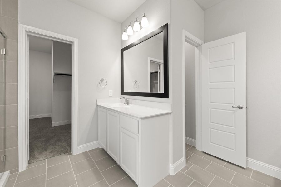 Furnished interior view inside a new home in Keeneland, Aubrey (Image 11).