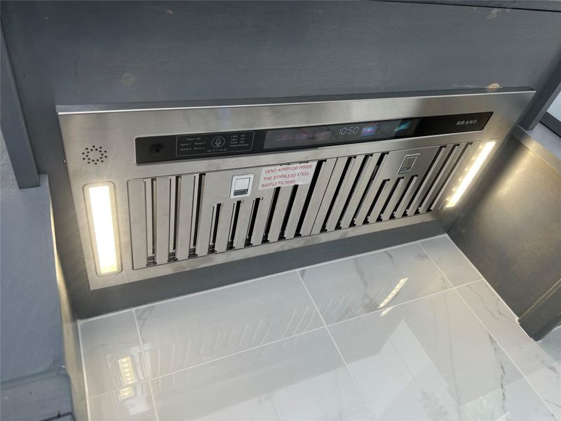 voice control and gesture control range hood voice control and gesture control range hood