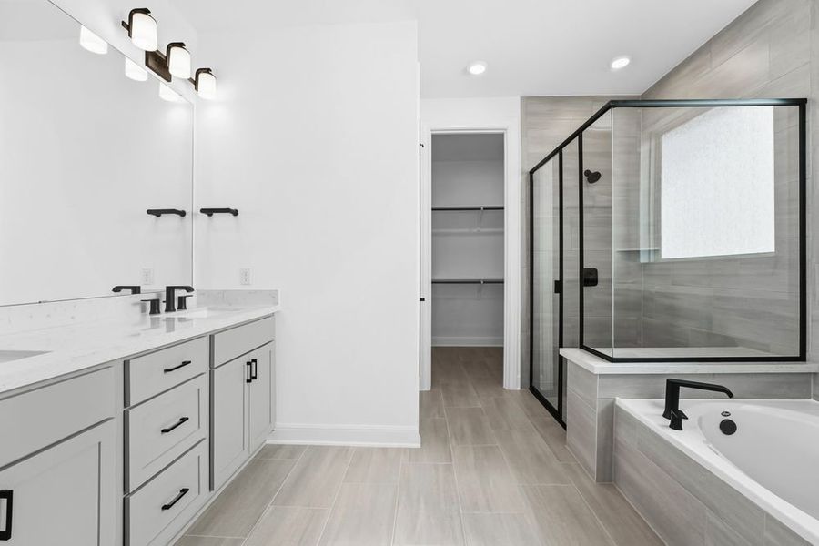 Furnished interior view inside a new home in Travisso, Leander (Image 5).