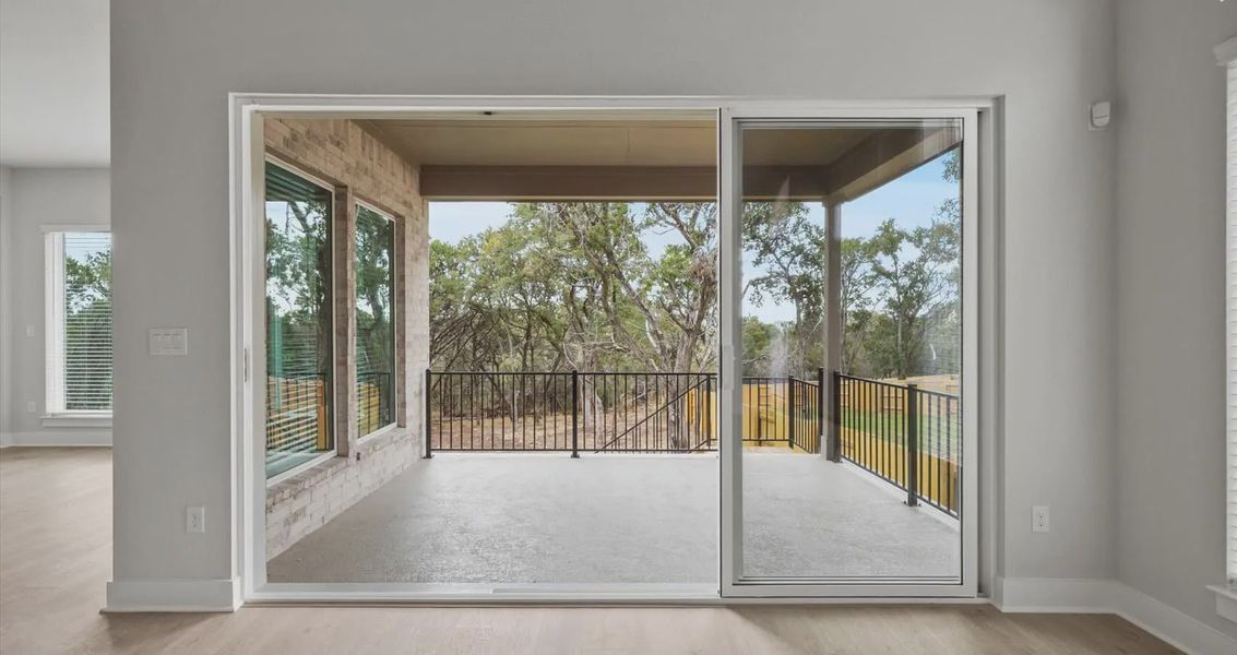 Representative exterior details of a home built from the Draco by Chesmar Homes in Gregg Ranch, Marble Falls (Image 3).