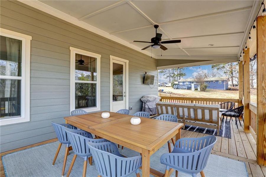 Exterior details and patio area of a home in , Buford (Image 28). Exterior details and patio area of a home in , Buford (Image 28).