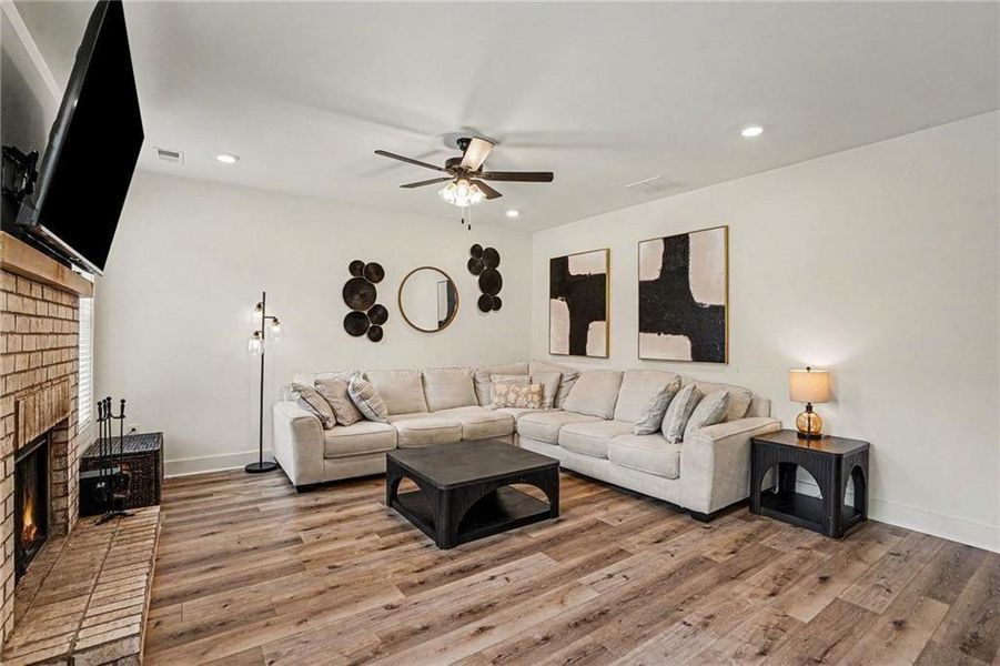 Furnished interior view inside a new home in , Monticello (Image 12).