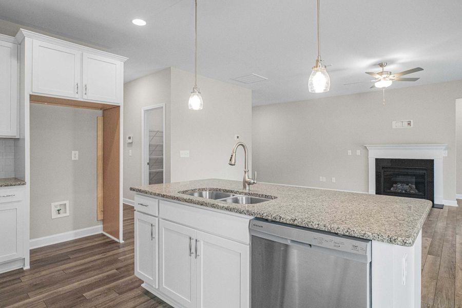 Representative furnished interior of a home built from the Dogwood by Caviness & Cates Communities in Maggie Way, Wendell (Image 112).