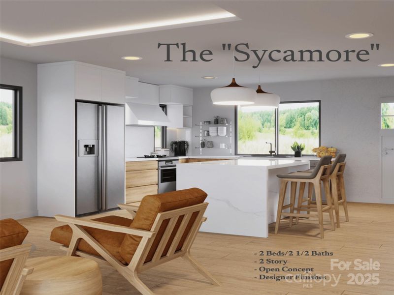 Furnished interior view inside a new home in , Waynesville (Image 5).