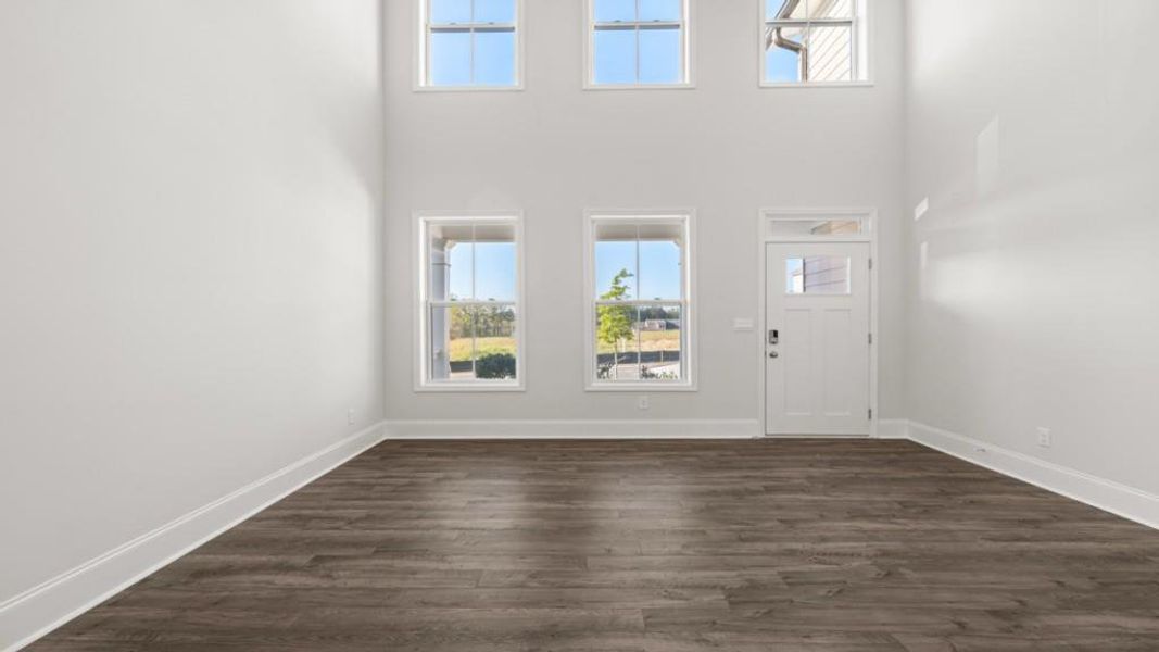 Spacious, unfurnished interior of a new home in Hamptons at Riverwood East, Dallas (Image 22).