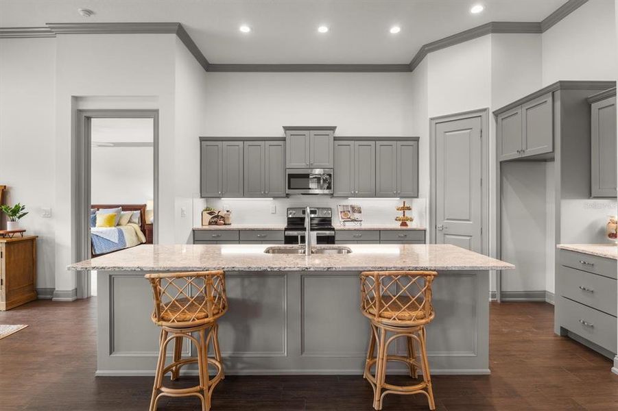 Furnished interior view inside a new home in , Lakeland (Image 7).