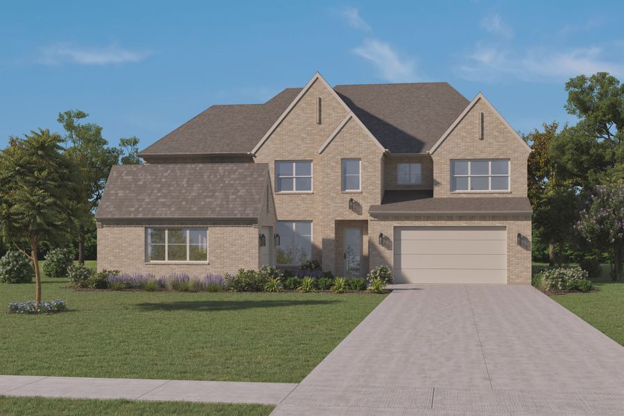 Representative exterior photo of a completed home built from the The Magnolia by Homebound in Park Place, Prosper, TX (Image 4).