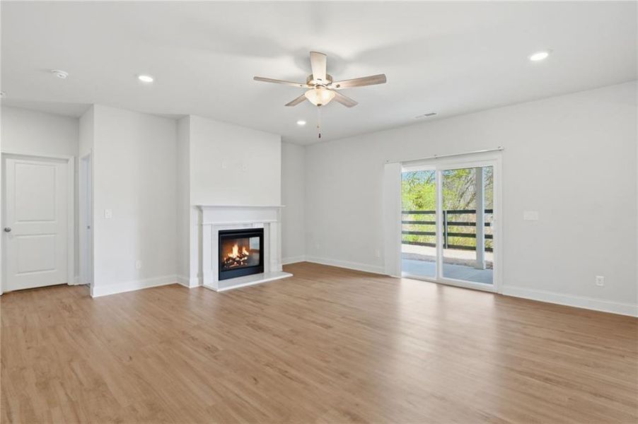 Spacious, unfurnished interior of a new home in Carmichael Farms, Canton (Image 27).