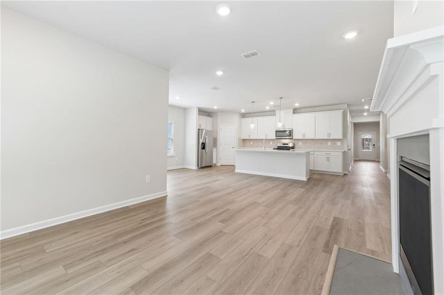 Spacious, unfurnished interior of a new home in Parkside at Grayson, Grayson (Image 36).