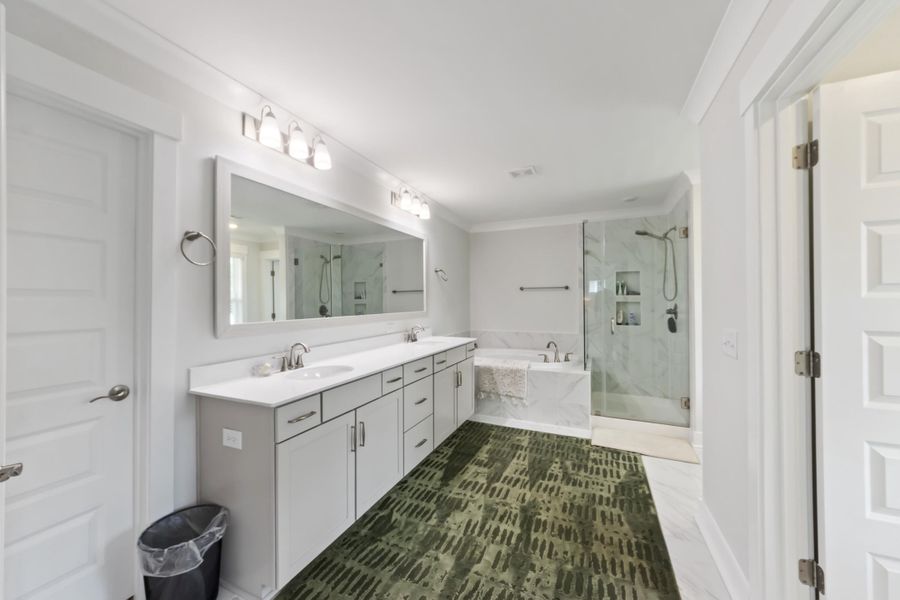 Furnished interior view inside a new home in Cordgrass Landing, Johns Island (Image 26).