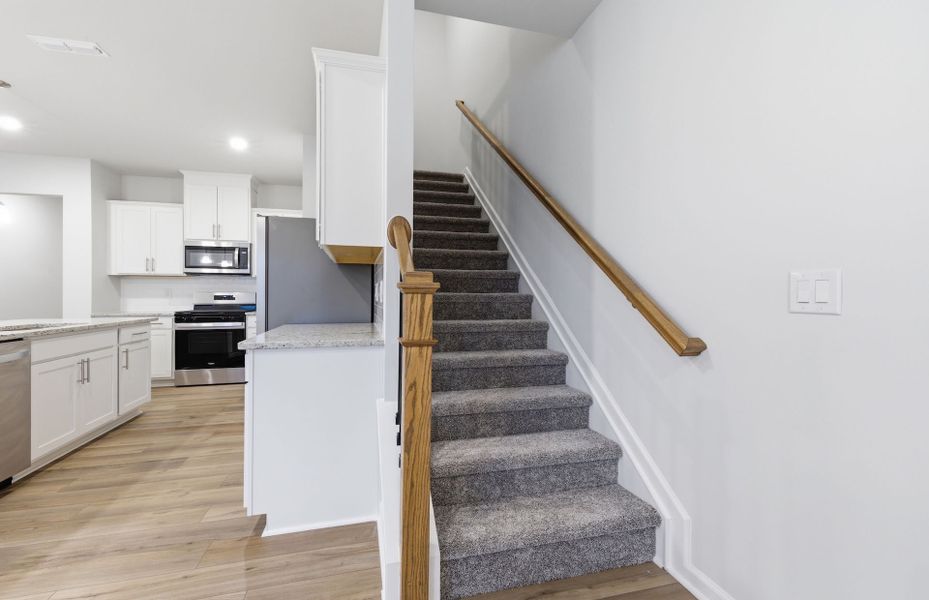 Furnished interior view inside a new home in McConnell Ridge, McLeansville (Image 6).