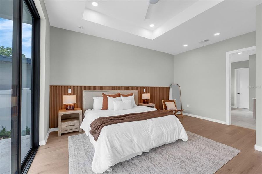 Furnished interior view inside a new home in , Orlando (Image 61).