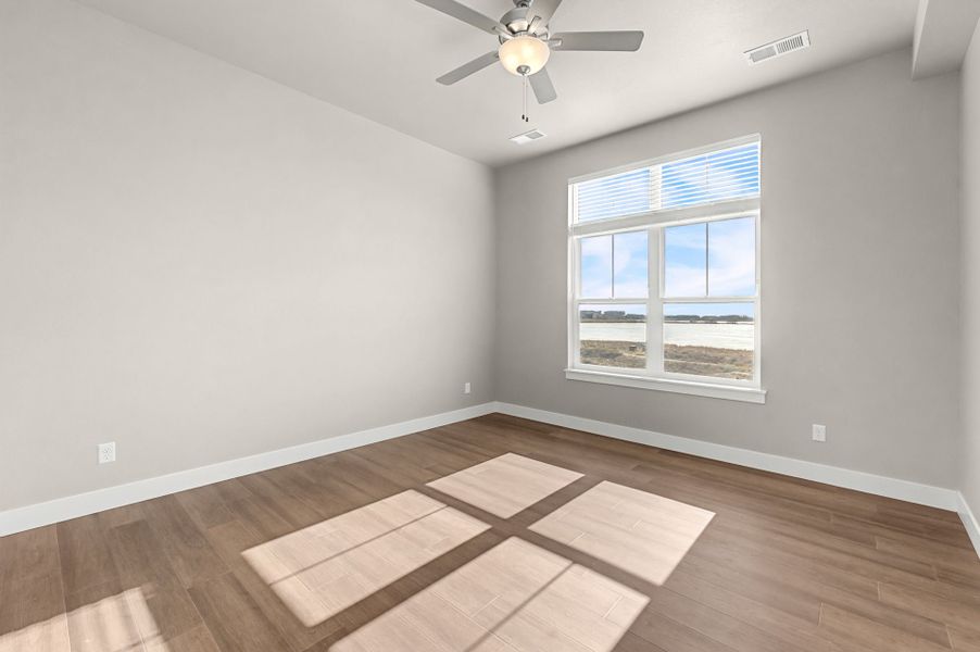 Representative unfurnished interior of a home built from the The Stanford by Landmark Homes in Highlands at Fox Hill, Longmont (Image 12). Representative unfurnished interior of a home built from the The Stanford by Landmark Homes in Highlands at Fox Hill, Longmont (Image 12).