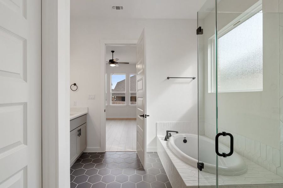 Furnished interior view inside a new home in Arbor Collection at Lariat, Liberty Hill (Image 40).