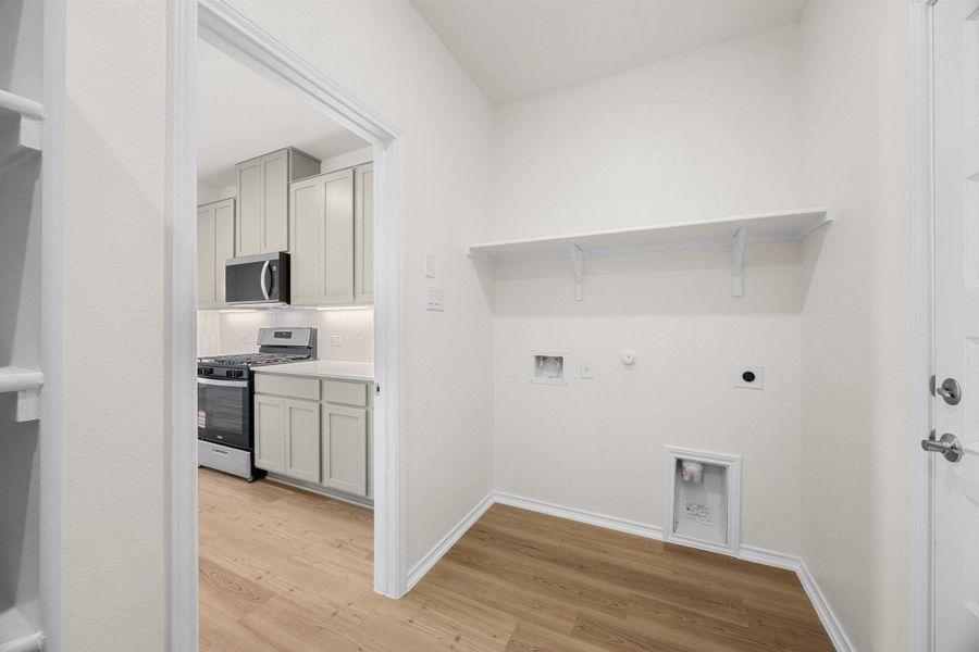 Furnished interior view inside a new home in Salerno - Heritage Collection, Round Rock (Image 5).