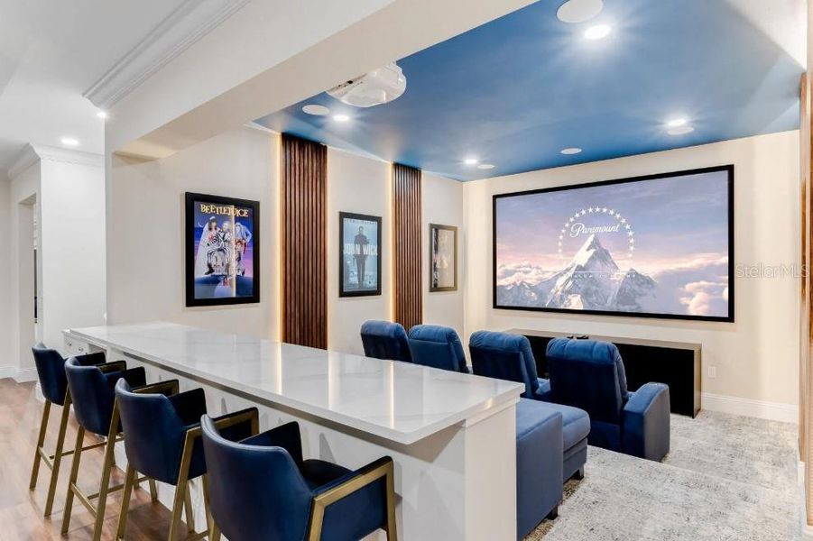 Furnished interior view inside a new home in , Reunion (Image 34).