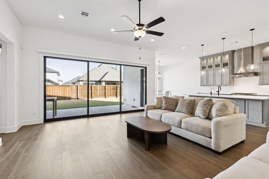 Furnished interior view inside a new home in , Copper Canyon (Image 12).