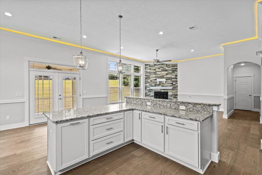Furnished interior view inside a new home in Lakeside at Blue Ridge Plantation, Taylors (Image 4).