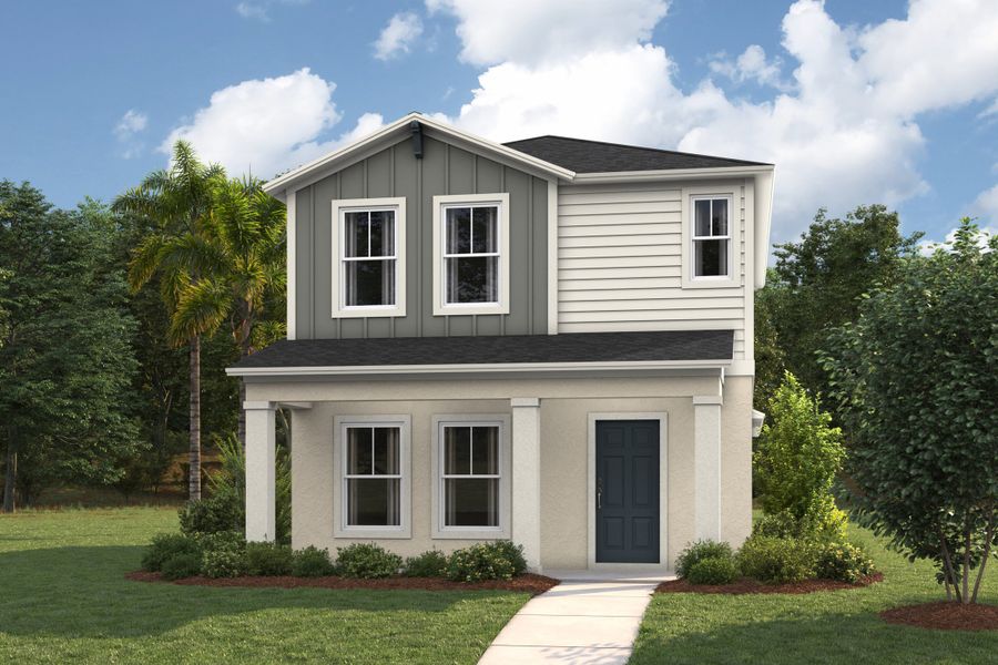 Representative exterior photo of a completed home built from the Bellini by Casa Fresca Homes in Pasadena Ridge, Dade City, FL (Image 1). Representative exterior photo of a completed home built from the Bellini by Casa Fresca Homes in Pasadena Ridge, Dade City, FL (Image 1).